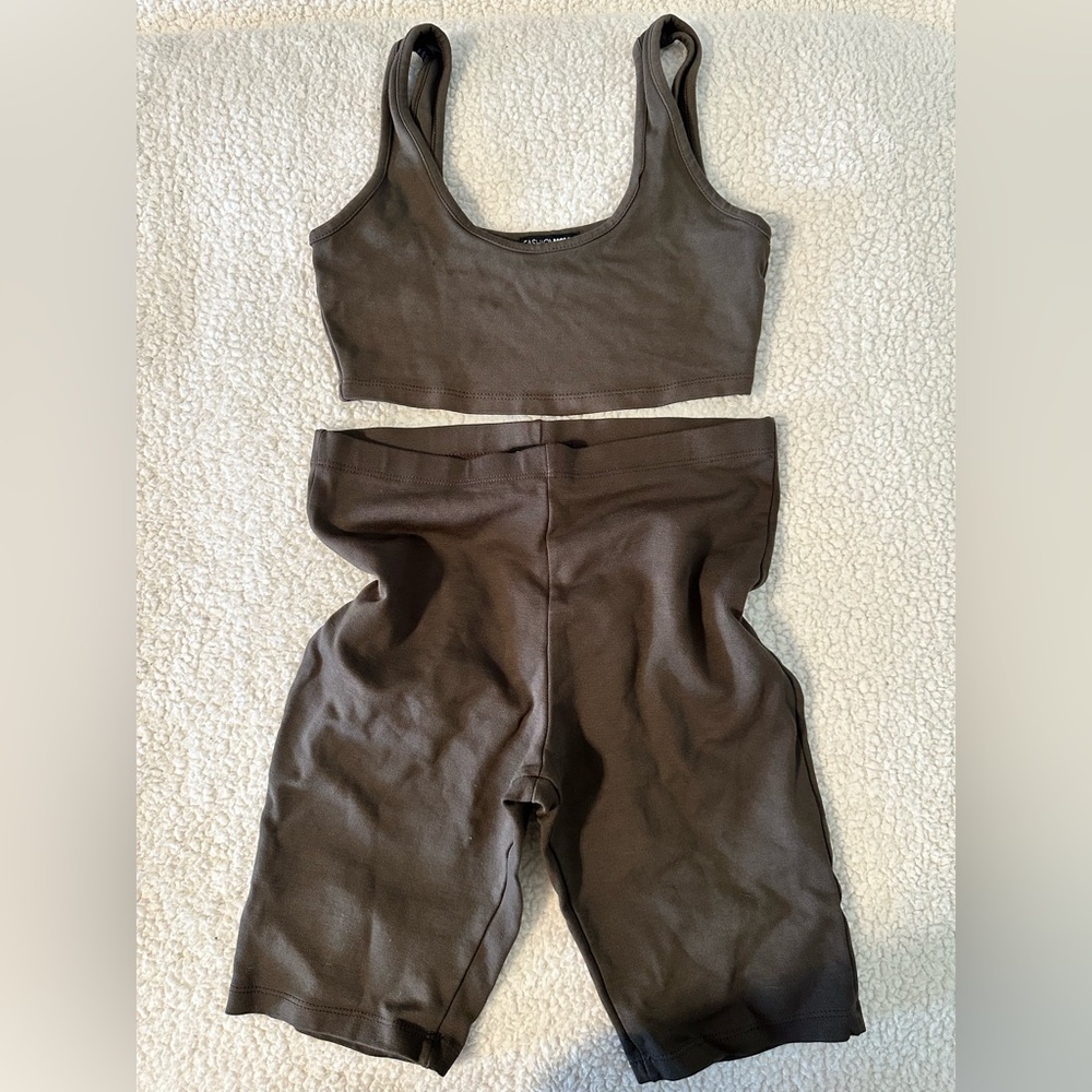 Fashion Nova Chocolate Brown Jumpsuit